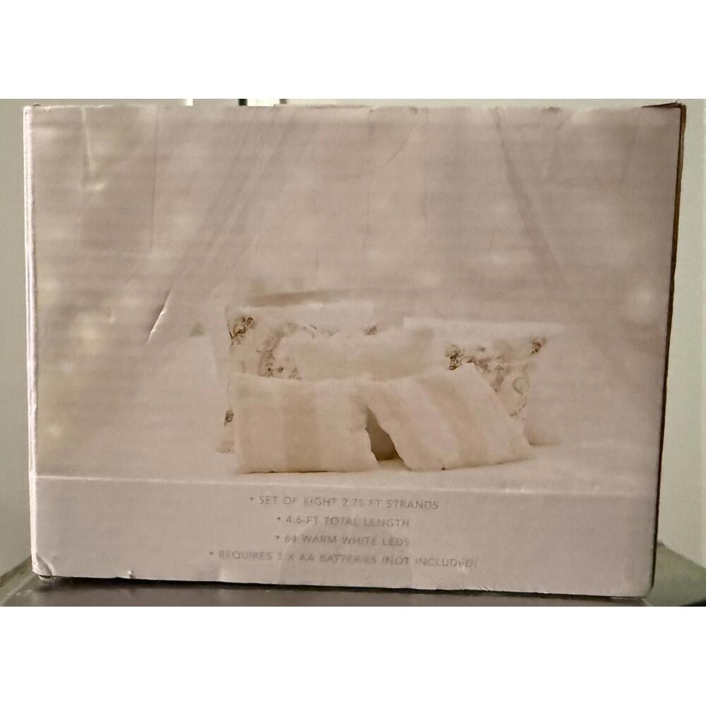 Indoor Curtain Lights - 64 Warm White LEDs, NEW IN BOX